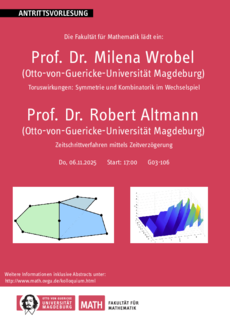 Prof. Dr. Wrobel und Prof. Dr. Altmann Prof. Dr. Wrobel und Prof. Dr. Altmann